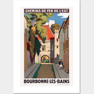 Bourbonne-les-Bains Vintage Poster 1930 Posters and Art